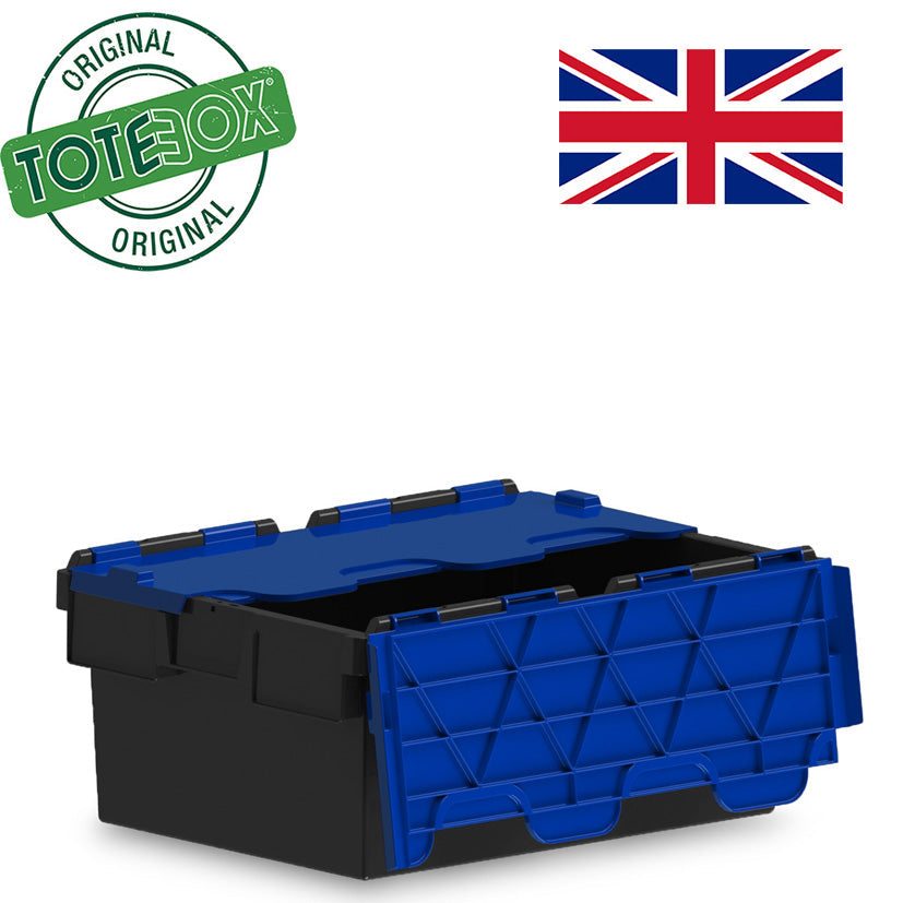 40L Original Totebox Eco Tote Attached Lid Container (600 x 400 x 250h mm)