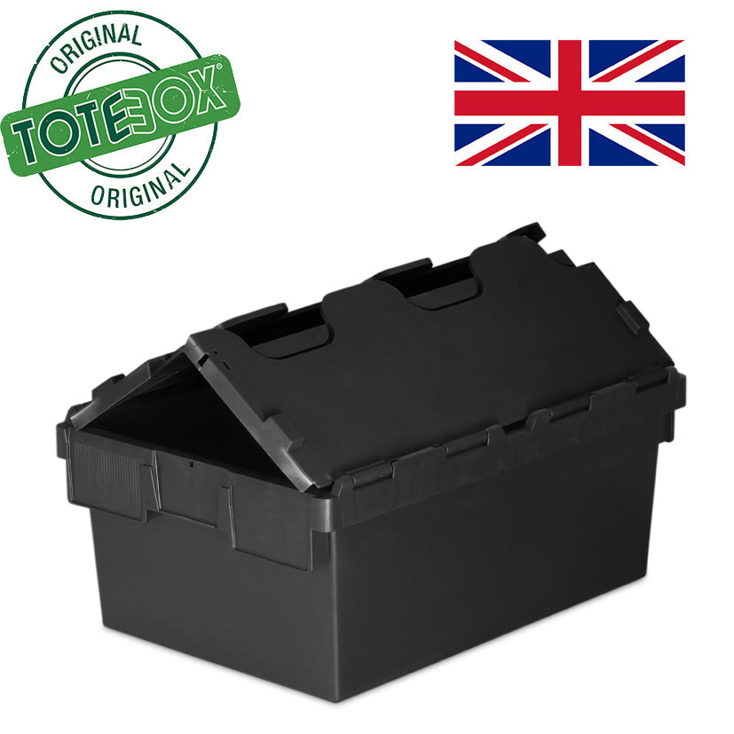 40L Original Totebox Eco Tote Attached Lid Container (600 x 400 x 250h mm)