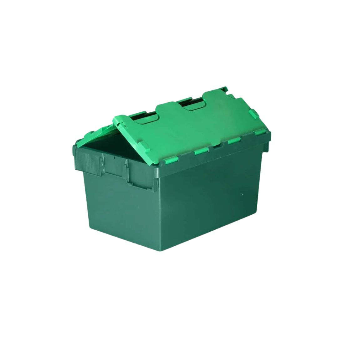 *Pallet of 80* 54L Attached Lid Container Original Totebox (600x400x320mm)