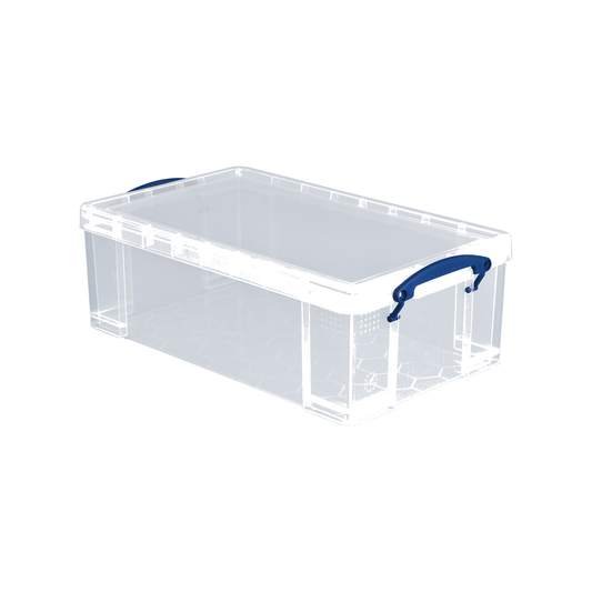 *Bundle of 6* 12L Really Useful Plastic Storage Box (465l x 270w x 150h mm)