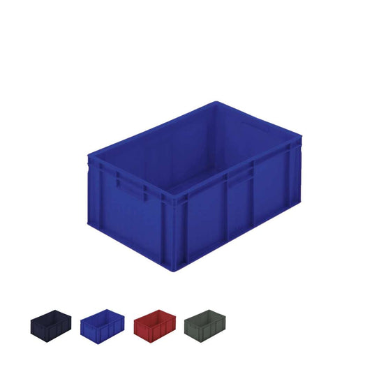 *Bundle of 8* 42 Ltr Euro Stacking Container Original Totebox (600x400x230mm)