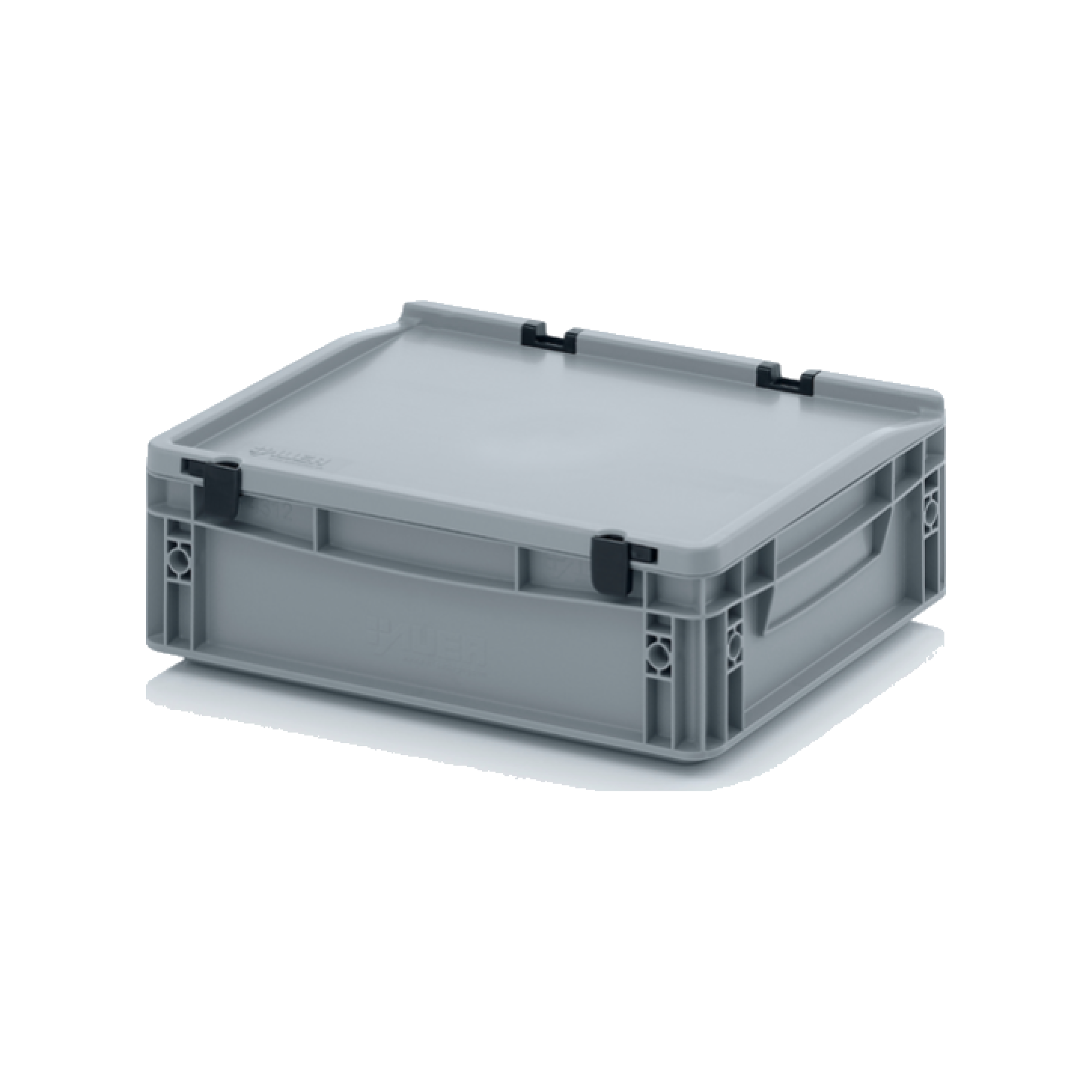 10L Euro Stacking Container With Lid Attached (400 x 300 x 135hmm)