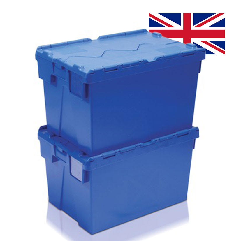 *Pallet of 75* 54L Attached Lid Container (600 x 400 x 306h mm)