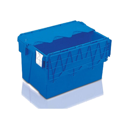 *Bundle of 6* 65L Attached Lid Container (600 x 400 x 365h mm)