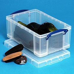 *Bundle of 6* 9L Really Useful Plastic Storage Box (395l x 255w x 155h mm)