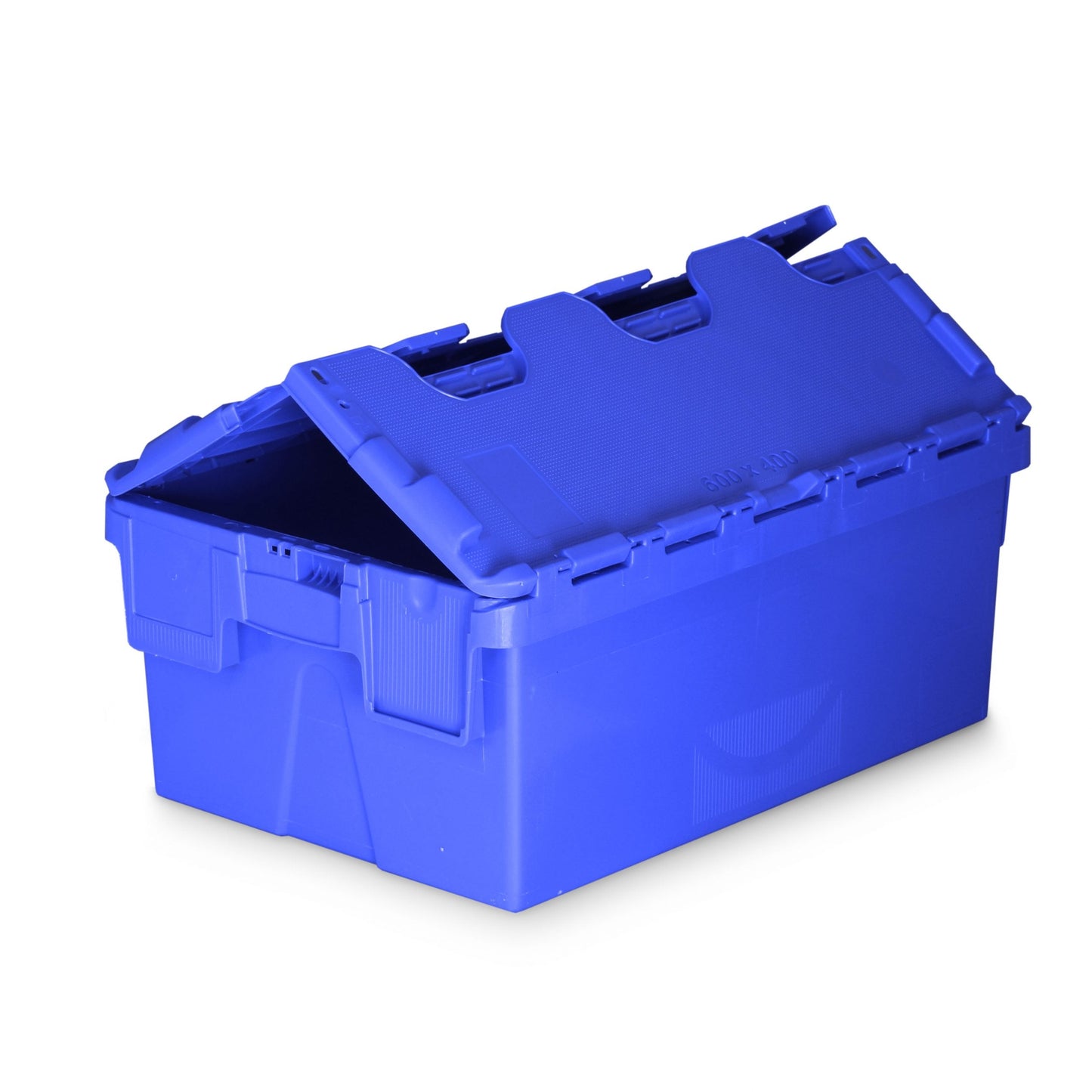 48 Litre Attached Lid Container (600 x 400 x 264h mm)