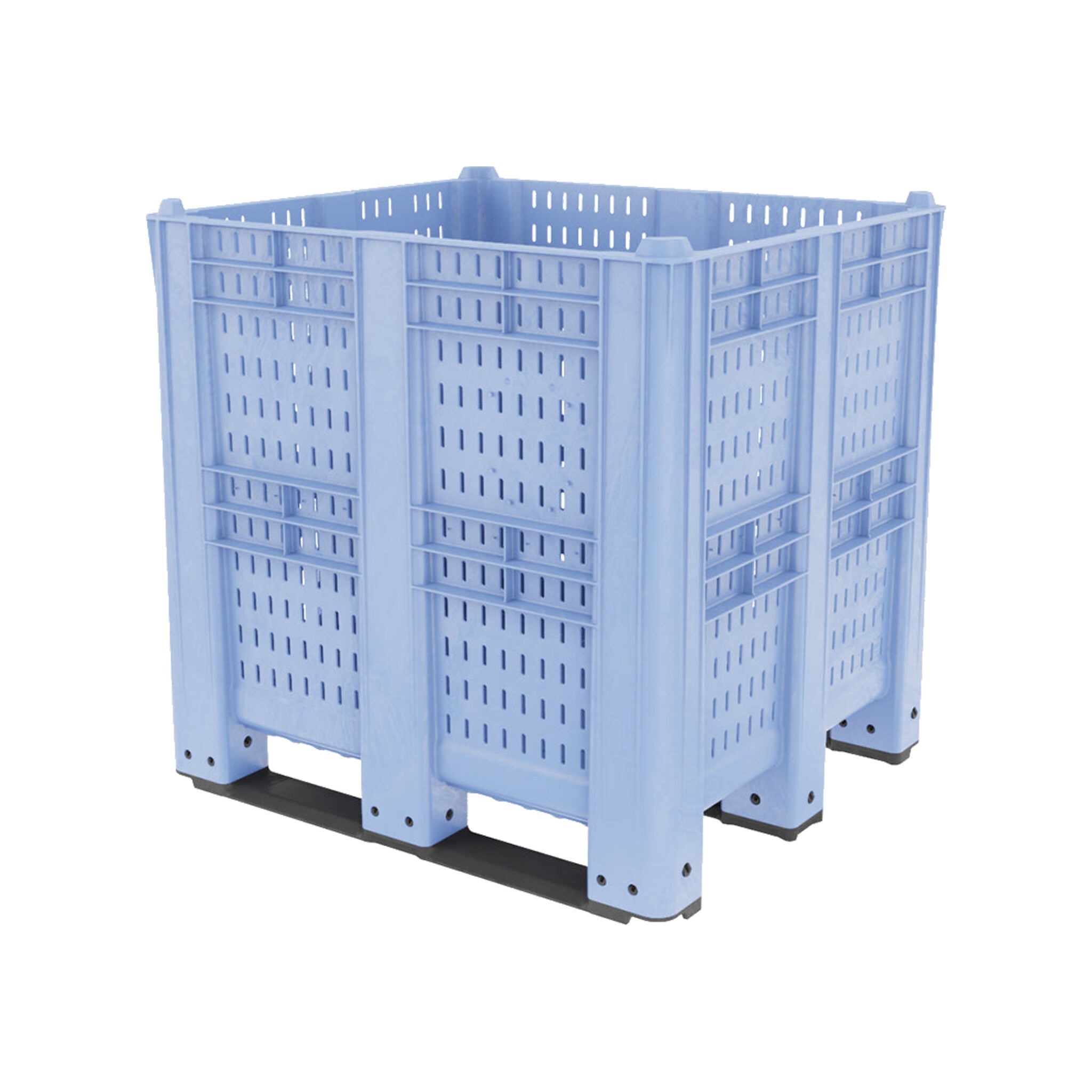 Dolav Pallet Box 1400 ALTO perforated with 3 runners & ticket holder
