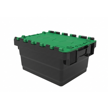 16L GatorTote (400 x 300 x 200h mm) Extra Heavy Duty Industrial Attached Lid Box