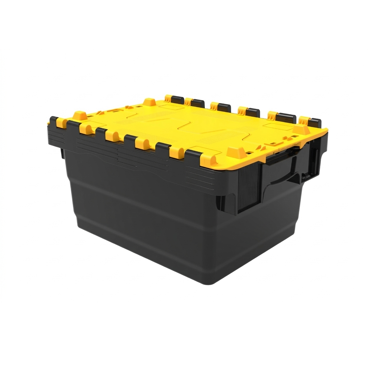 16L GatorTote (400 x 300 x 200h mm) Extra Heavy Duty Industrial Attached Lid Box
