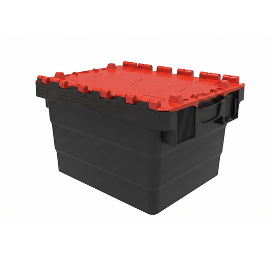 21L GatorTote (400 x 300 x 250h mm) Extra Heavy Duty Industrial Attached Lid Box