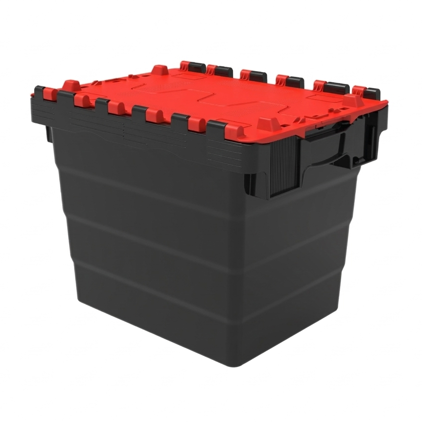 28L GatorTote (400 x 300 x 320h mm) Extra Heavy Duty Industrial Attached Lid Box