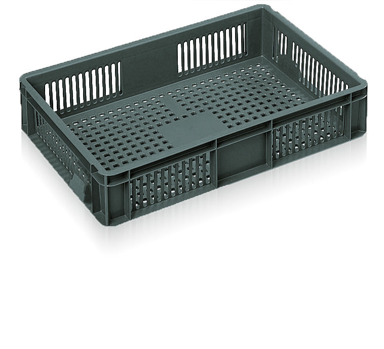 *Bundle of 5* 21L Ventilated Euro Stacking Container Original Totebox (600l x 400w x 120h mm)