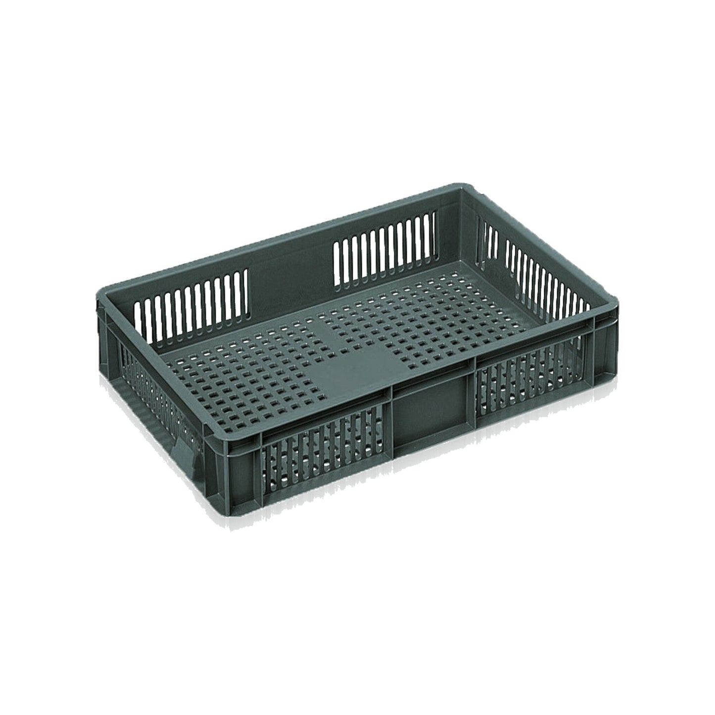 *Pallet of 100* 21L Ventilated Euro Stacking Container Original Totebox (600l x 400w x 120h mm)