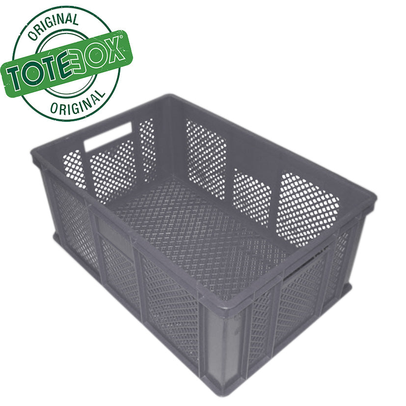 *Pallet of 45* 42 Ltr Perforated Euro Stacking Container Original Toteboox (600l x 400w x 248h mm)