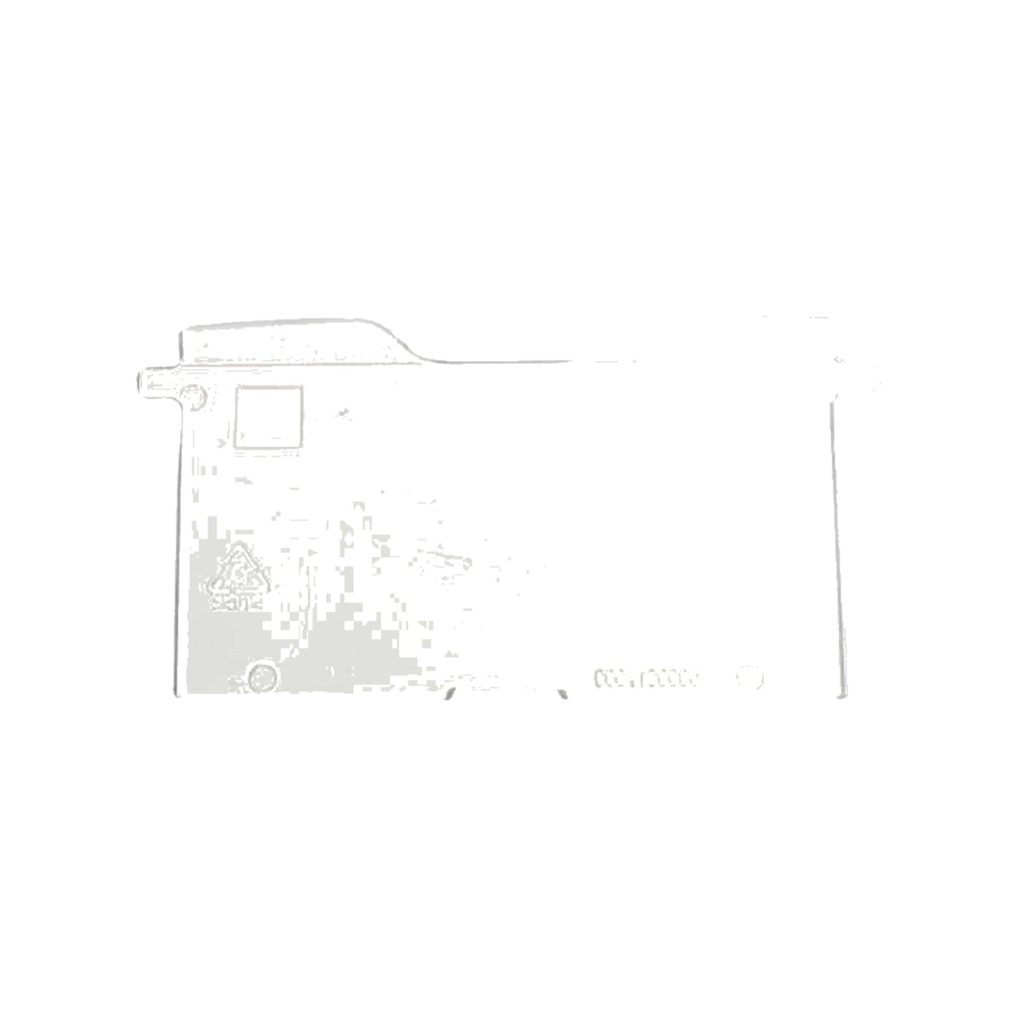 Clear label holder suitable for Original Totebox Attached Lid Containers - 10A5B & 10A6B