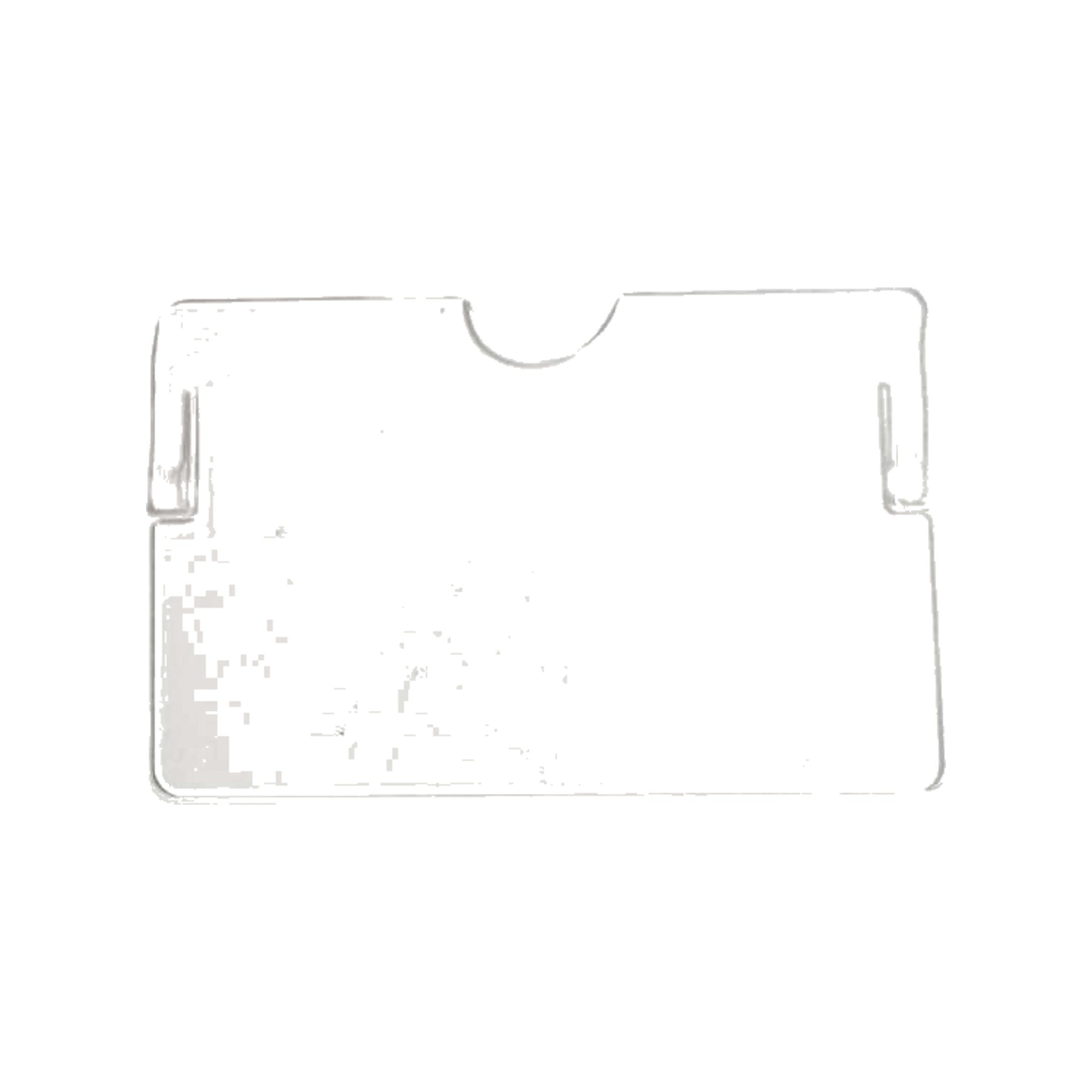 Clear label holder suitable for 80ltr Original Totebox Attached Lid Container - 10083
