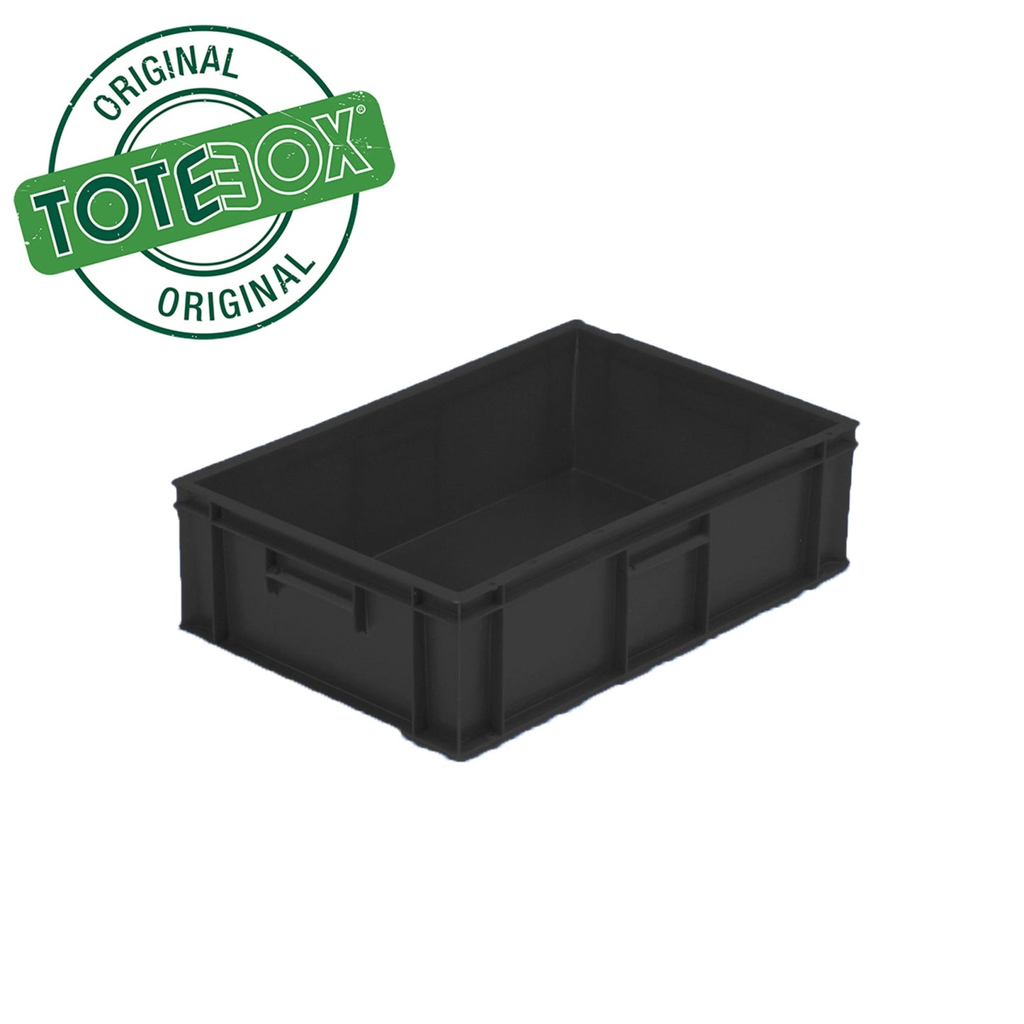 34L Original Totebox Euro Stacking Container (600l x 400w x 175h mm) black