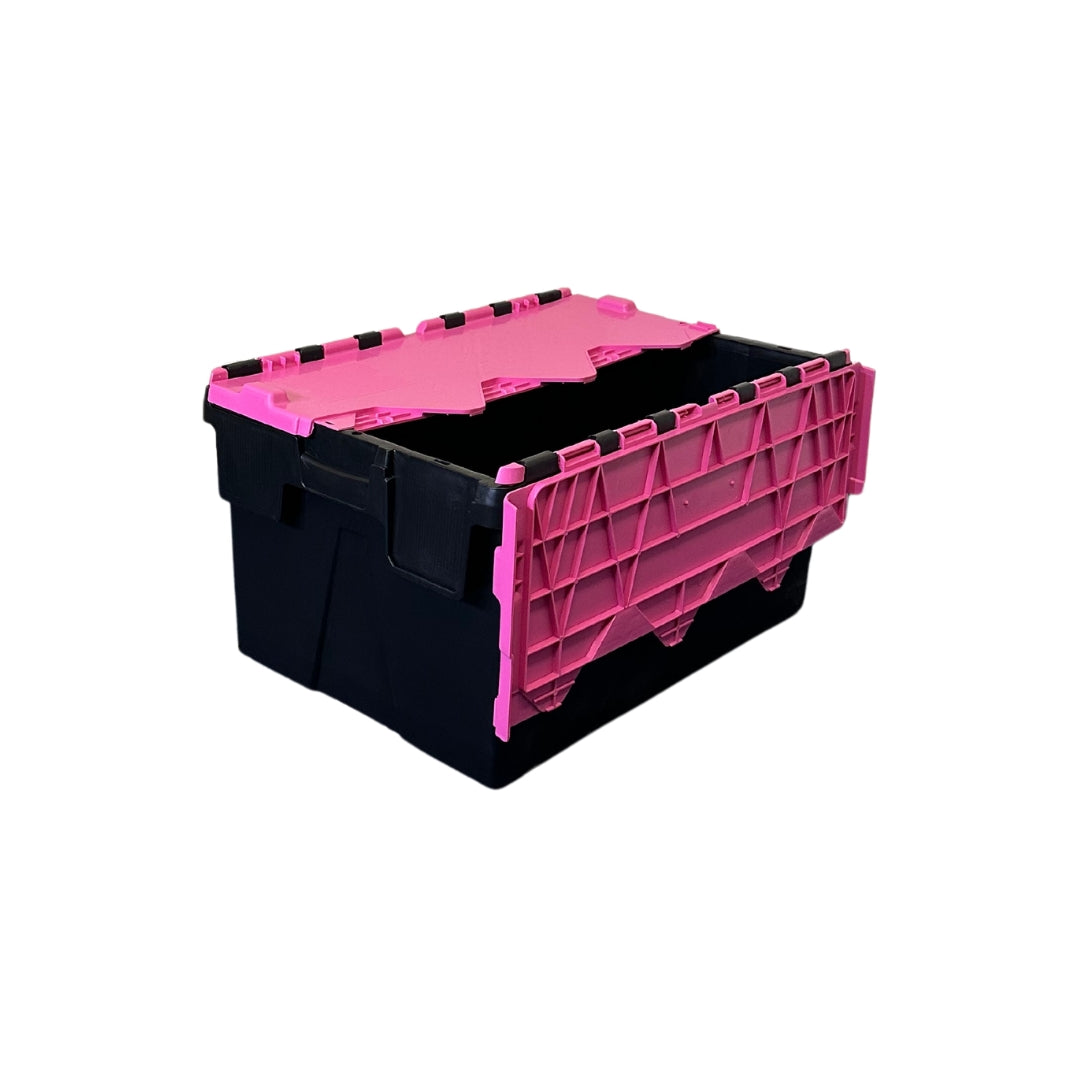 60L GatorTote (600x400x310mm) Extra Heavy Duty Industrial Attached Lid Box
