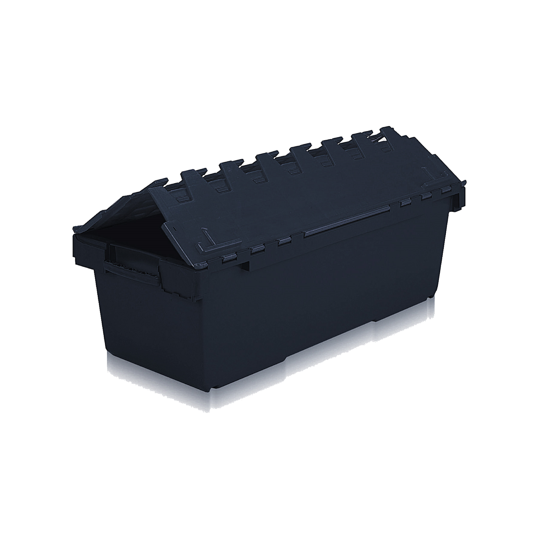 135L Recycled Large Attached Lid Container (1125 x 480 x 360h mm)