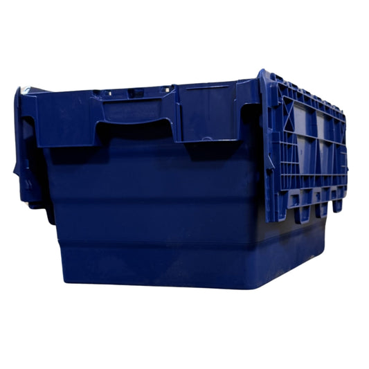*Pallet of 100* 54L GatorTote (600 x 400 x 320h mm) Extra Heavy Duty Industrial Attached Lid Box