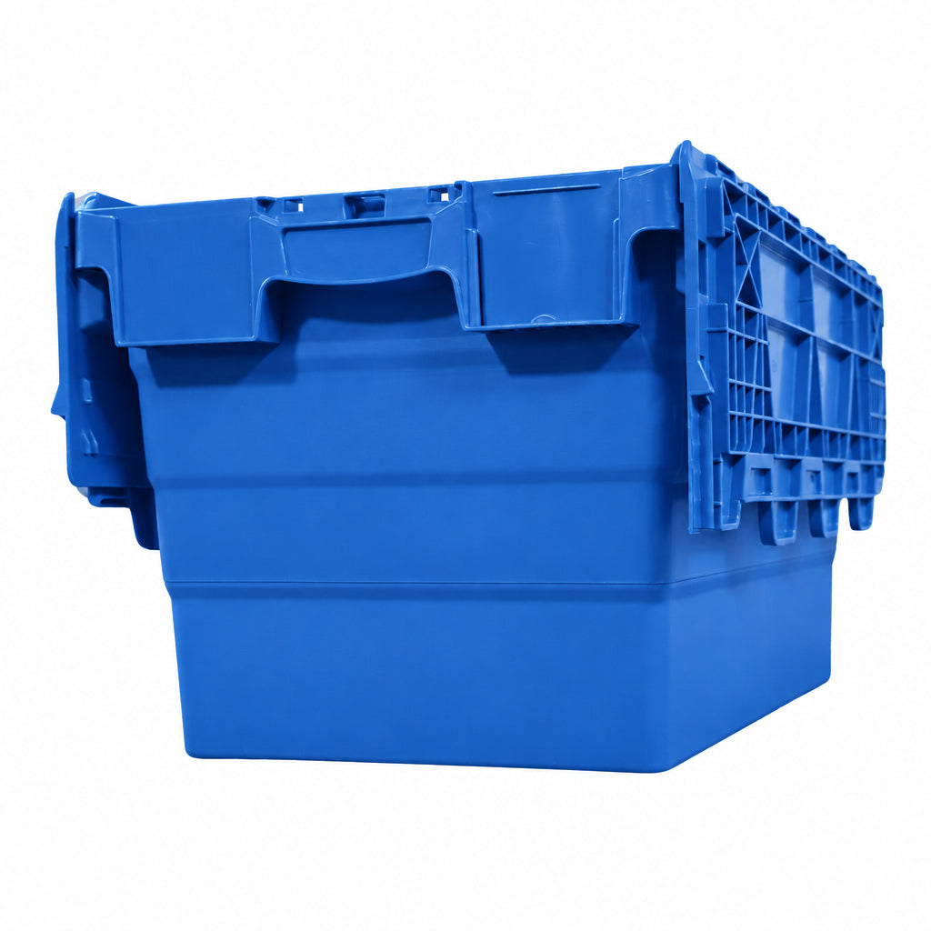 *Pallet of 80* 64L GatorTote (600 x 400 x 365h mm) Extra Heavy Duty Industrial Attached Lid Box