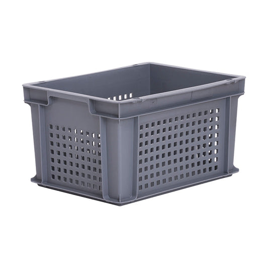 20L Ventilated Euro Stacking Container (400l x 300w x 220h mm) bundle of 15 units