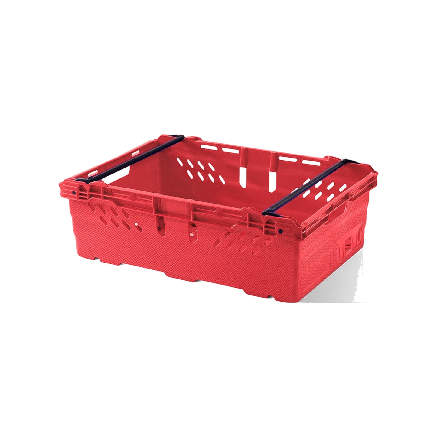 35L Heavy Duty Stacking & Nesting Crate Ventilated (600x400x199mm)