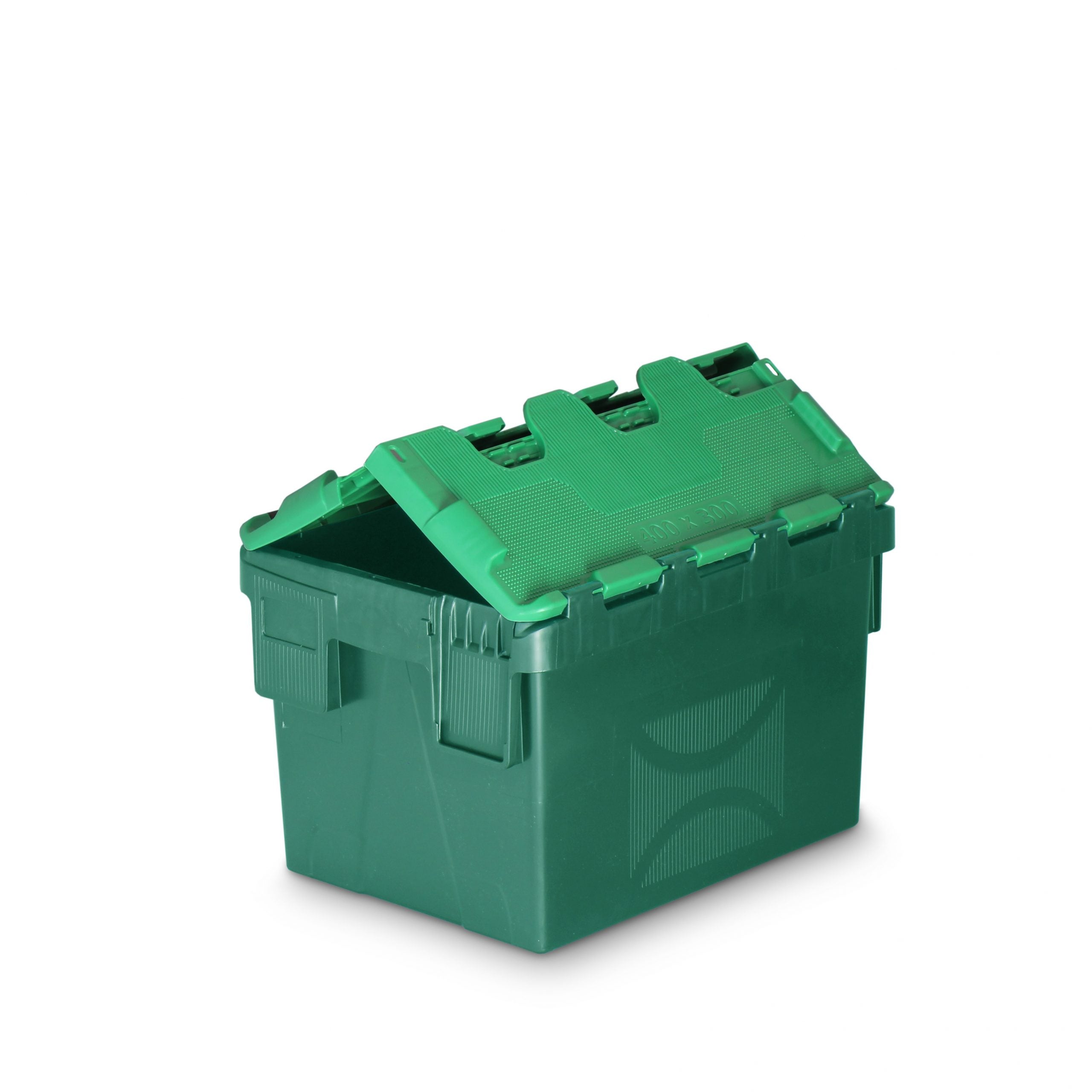 *Bundle of 20* 20L Attached Lid Container Original Totebox  (400 x 300 x 264h mm)