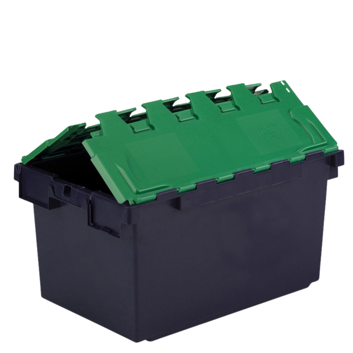 *Bundle of 5* Extra Large 80L Attached Lid Container Original Totebox - (710 x 460 x 368h mm) MIX