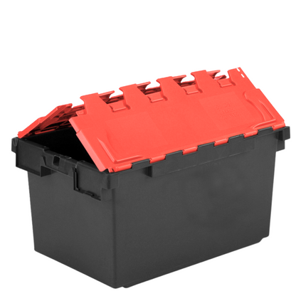 *Bundle of 5* Extra Large 80L Attached Lid Container Original Totebox - (710 x 460 x 368h mm) MIX