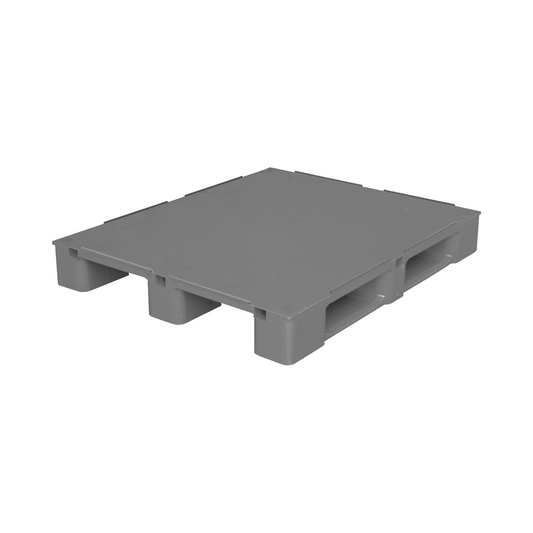 1200 x 1000mm General Purpose Plastic Pallet  Grey