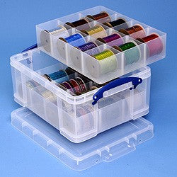 *Bundle of 4* 18L Really Useful Plastic Storage Box (480l x 390w x 200h mm)