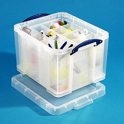 35L Really Useful Box Plastic Storage Box  (480l x 390w x 310h mm)
