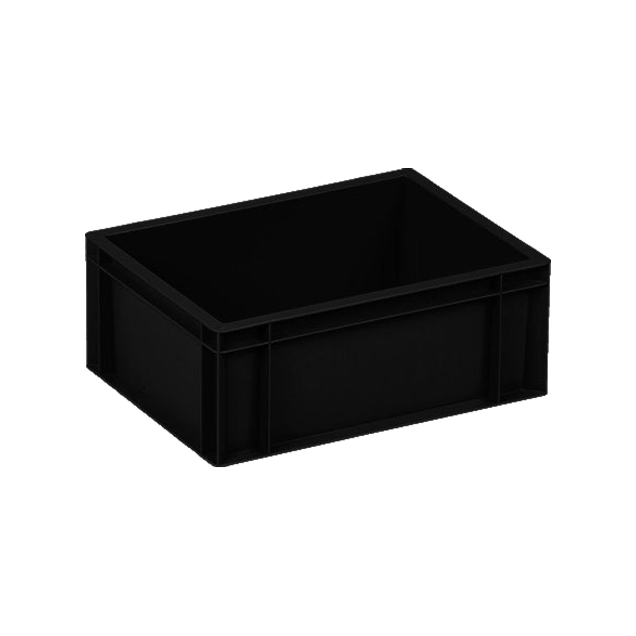 *Bundle of 10* 15ltr Black Euro Stacking Container Original Totebox  (400l x 300w x 175h mm)