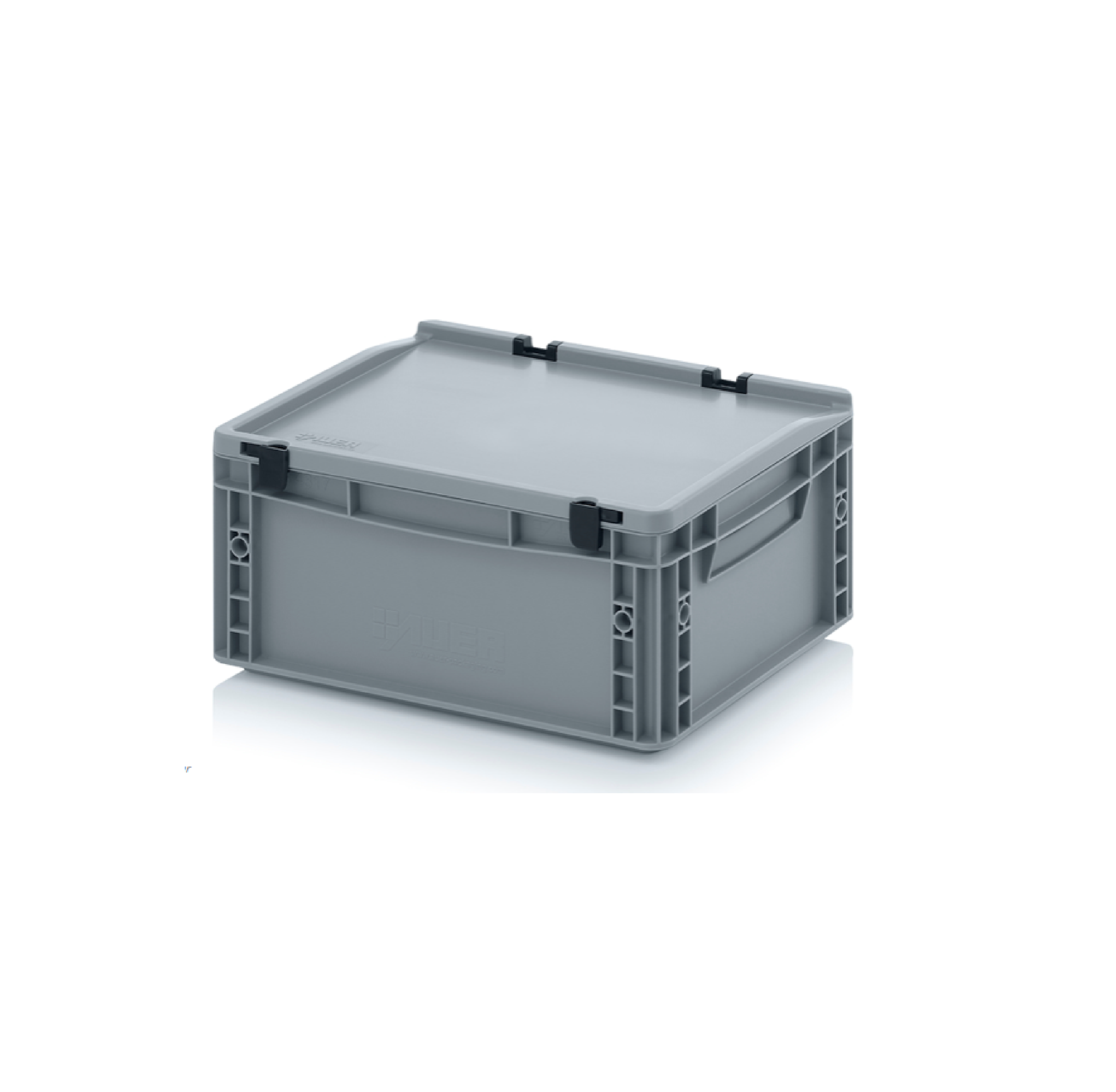 15L Euro Stacking Container With Lid Attached (400 x 300 x 185hmm ...