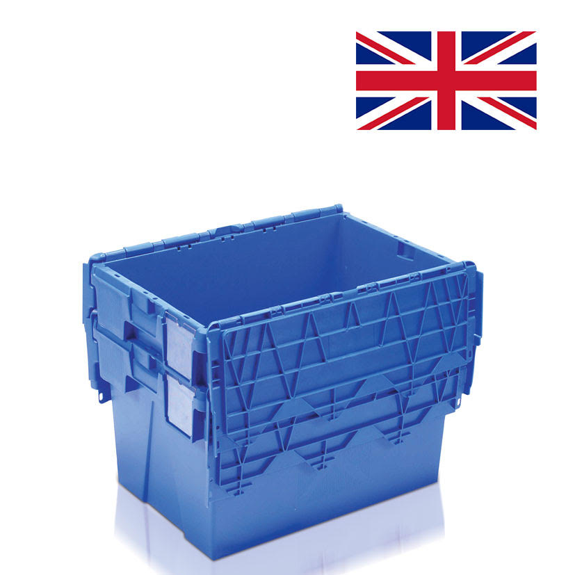 *Pallet of 75* 54L Attached Lid Container (600 x 400 x 306h mm)
