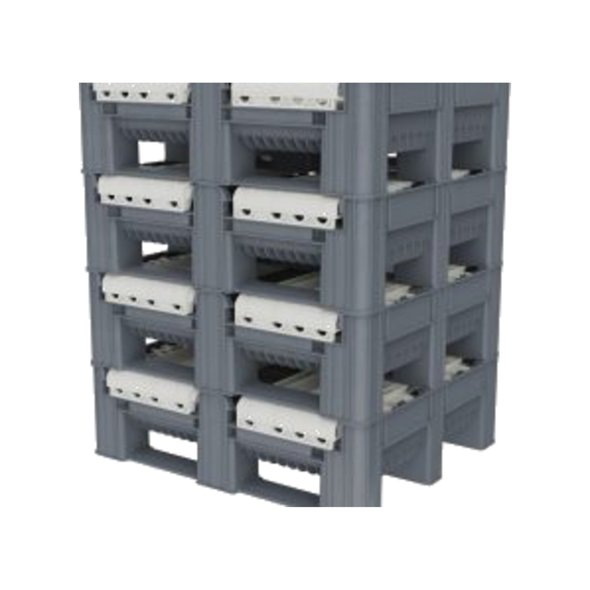 Dolav DFLC folding pallet box perforated