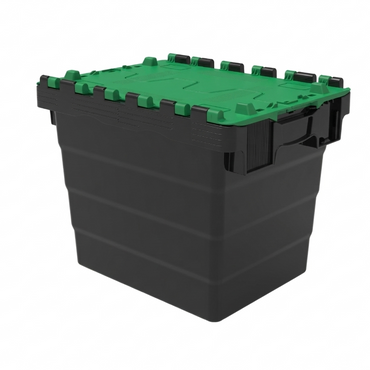 28L GatorTote (400 x 300 x 320h mm) Extra Heavy Duty Industrial Attached Lid Box