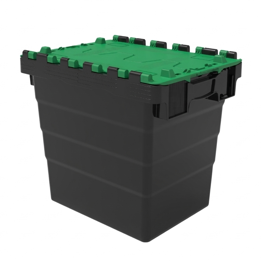 32L GatorTote (400 x 300 x 365h mm) Extra Heavy Duty Industrial Attached Lid Box