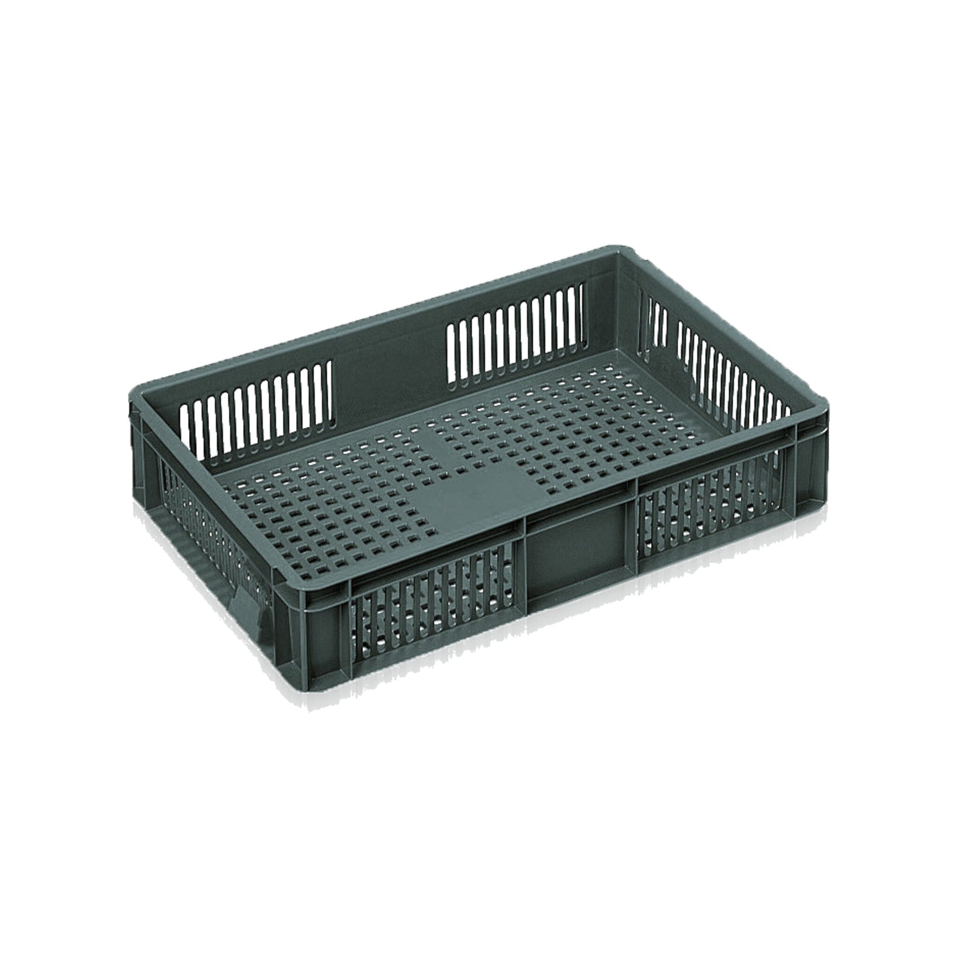 *Pallet of 100* 21L Ventilated Euro Stacking Container Original Totebox (600l x 400w x 120h mm)