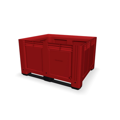 610L Plastic Box Pallet with Solid Sides (1200x1000x770mm)