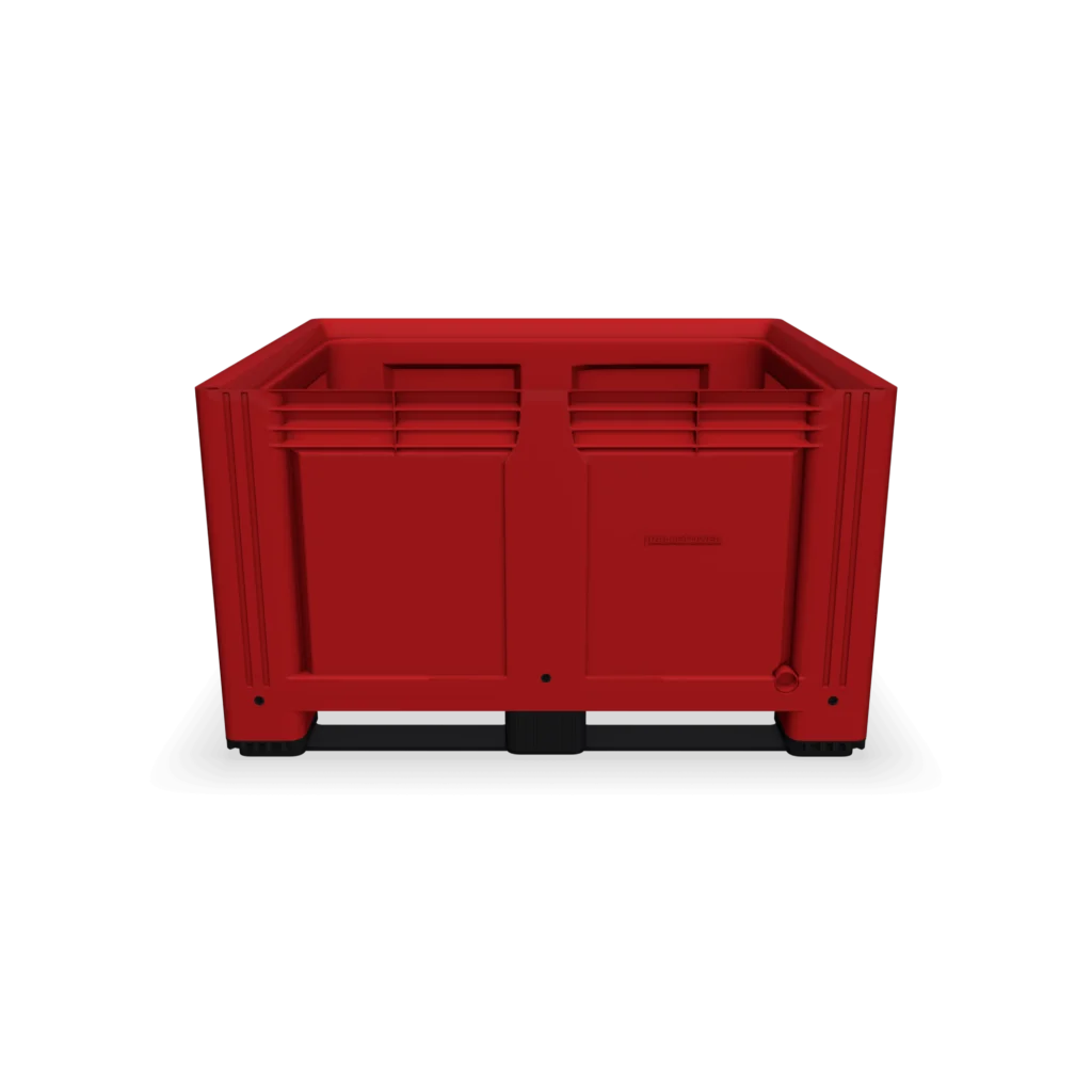 610L Plastic Box Pallet with Solid Sides (1200x1000x770mm)