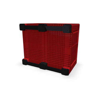 610L Plastic Box Pallet with Solid Sides (1200x1000x770mm)