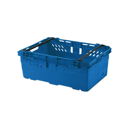 *Bundle of 5* 44L Heavy Duty Stacking & Nesting Crate Ventilated (600x400x253mm)