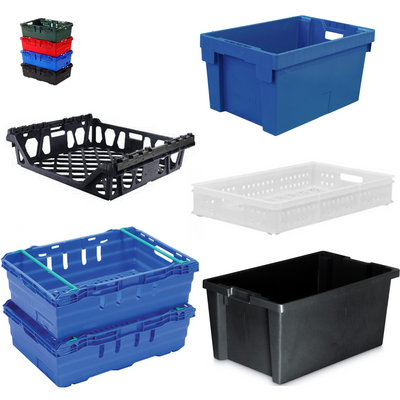 Industrial Storage Trays and Crates
