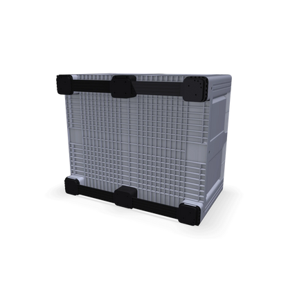 610L Plastic Box Pallet with Solid Sides (1200x1000x770mm)