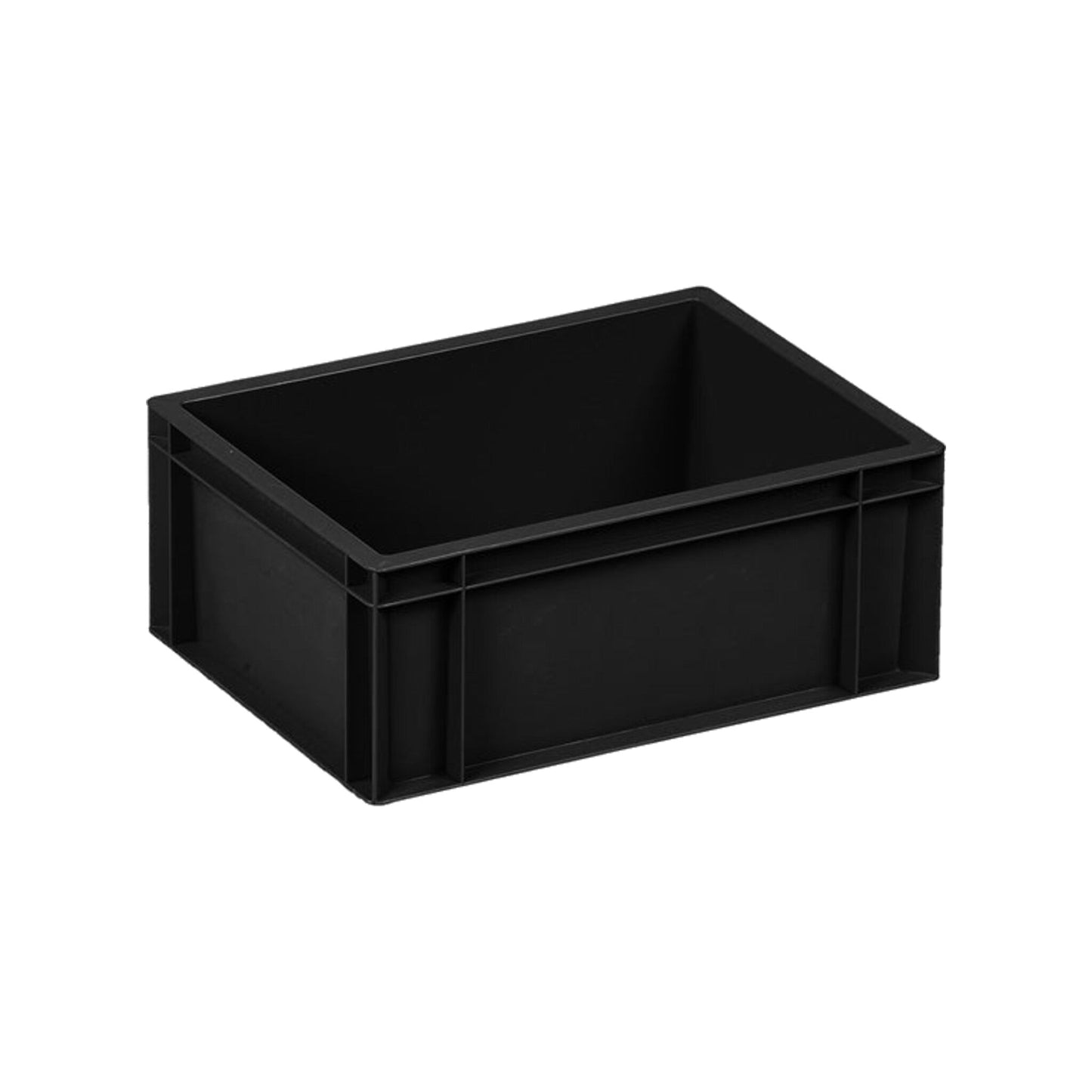 *Bundle of 10* 15ltr Black Euro Stacking Container Original Totebox  (400l x 300w x 175h mm)