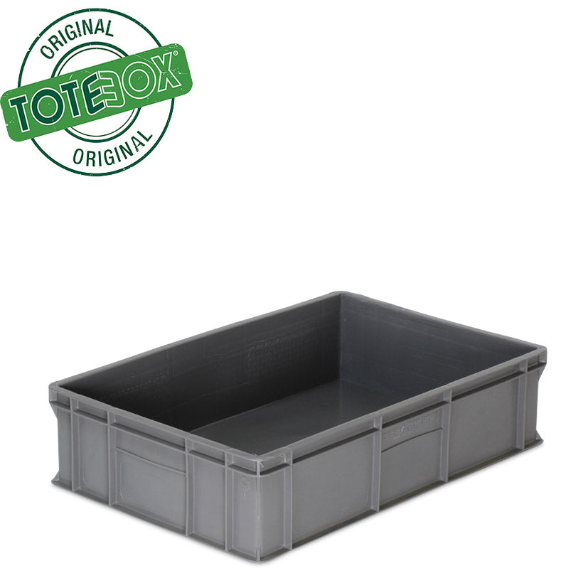 *Bundle of 5* 28 Ltr Solid Euro Stacking Container Original Totebox (600l x 400w x 150h mm)