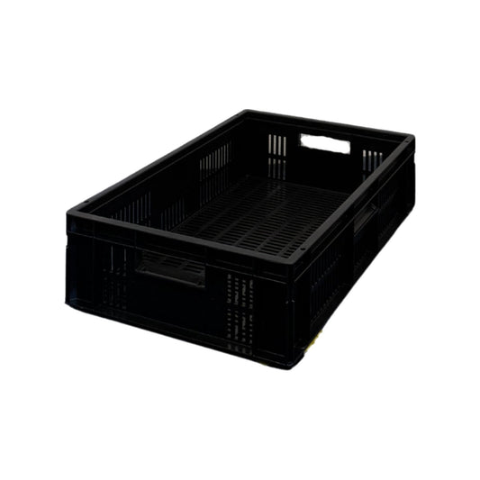 28L Ventilated Euro Stacking Container Original Totebox (600l x 400w x 150h mm) Black