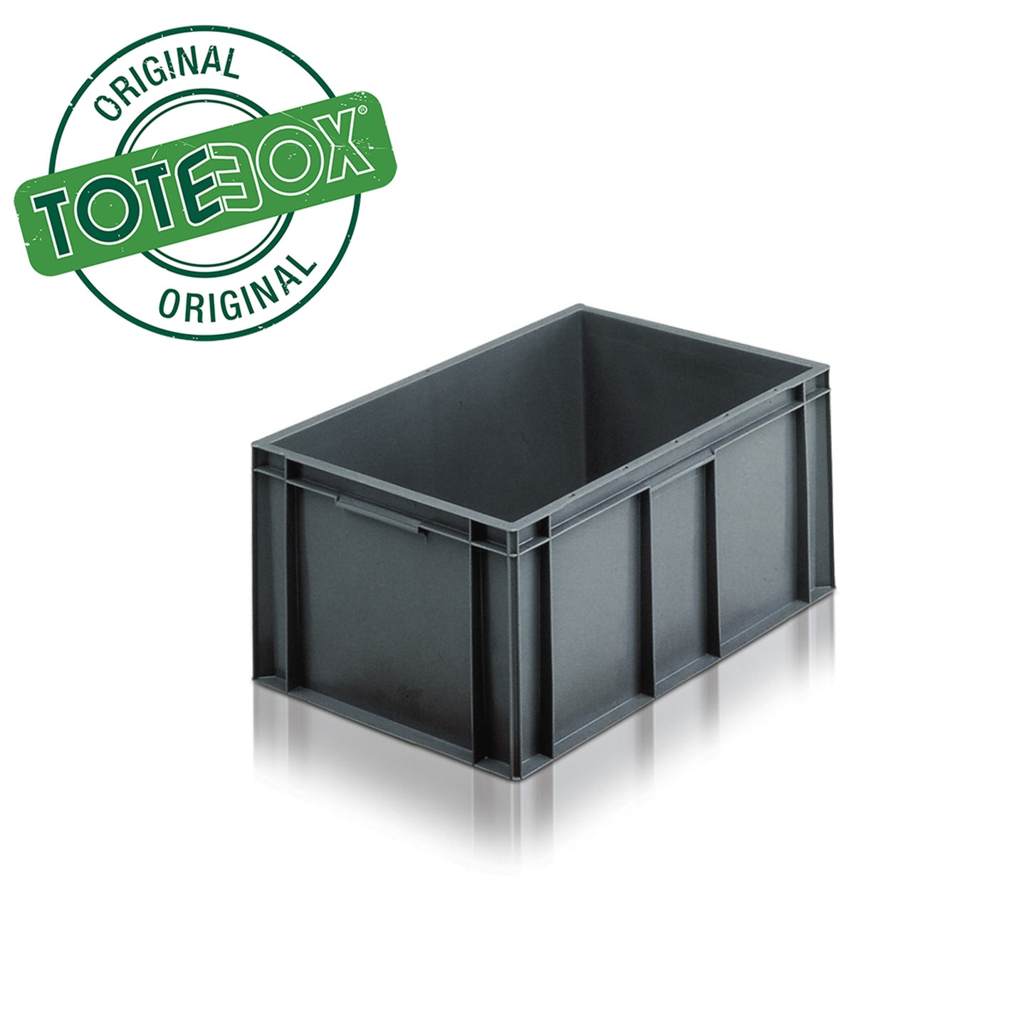 *Bundle of 6* 54 Ltr Euro Stacking Container Original Totebox (600l x 400w x 280h mm)